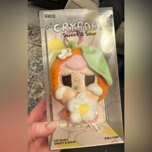 Pop Mart PopLand Exclusive CRYBABY Sweet & Sour Plush Keychain
